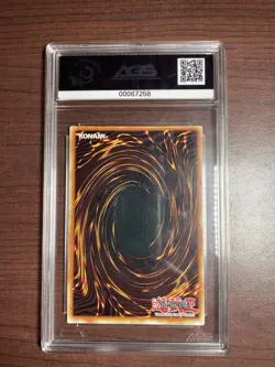 Yugioh Elemental Hero Plasma Vice GLAS-EN037 Secret Rare 1st Edition AGS 8.5 MT+ - Image 2