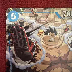 One piece Monkey.D.Luffy (TR) OP11-058 UC CCG Card (TREASURE RARE) - Image 4
