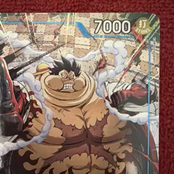 One piece Monkey.D.Luffy (TR) OP11-058 UC CCG Card (TREASURE RARE) - Image 5