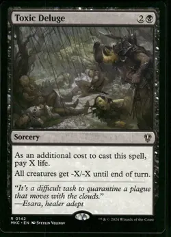 1x Toxic Deluge - Commander: Murders at Karlov Manor - NM - MTG - Image 1