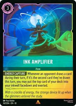 Ink Amplifier 167/204 Whispers in the Well Disney Lorcana Cold Foil - Image 1