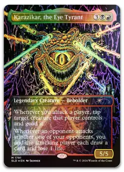 Karazikar, the Eye Tyrant (Rainbow Foil) #1791 NM Secret Lair Drop SLD Magic MTG - Image 1