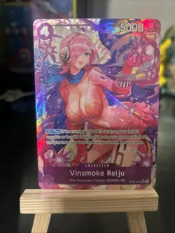 Vinsmoke Reiju OP06-069 Alt Art SR Wings of the Captain One Piece Card Game TCG - Image 2