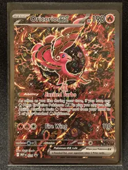 2025 Pokemon Phantasmal Flames Promo Card 024 Oricorio EX from Charizard UPC - Image 1