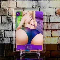 Yamanaka Ino Waifu Card Naruto Custom Flash Holo Foil Anime Double-sided ACG - Image 1