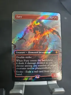 Fury (Borderless) (Textured Foil) Special Guests Foil - NM - - Image 1