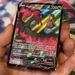 Galarian Moltres V ⭐ TG20/TG30 Holo Astral Radiance Trainer Gallery Pokemon NM - Image 5