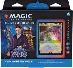 Universes Beyond: Doctor Who Masters of Evil Commander Deck - MTG *NEW SEALED* 195166228815 - Image 1