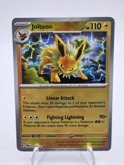 Jolteon (Poke Ball Pattern) 029/131 SV: Prismatic Evolutions NM Pokemon Card TCG - Image 1