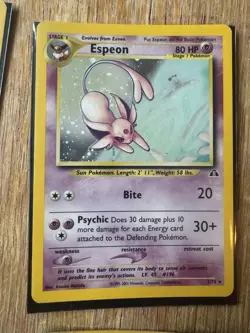 Rare Original Pokemon Cards (shinnies and Eevee Evolutions) - Image 2