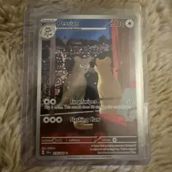 Pokemon TCG Persian Shrouded Fable Holo Illustration Card 078/064 - Image 1