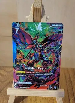 Gundam Epyon LR+ GD02-002 Gundam TCG Card Game Dual Impact ALT ART - Image 1
