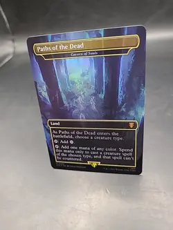 MTG Lord of The Rings Paths of The Dead Cavern of Souls Foil 0362 - Image 3