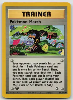 Pokemon March Common Neo Genesis 102/111 NM - Image 1