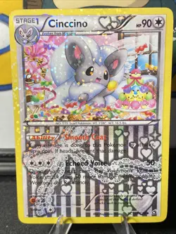 Pokemon TCG Cinccino RC19/RC25 Legendary Treasures: Radiant Collection Holo - Image 4