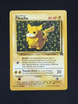 Pokemon TCG Pikachu 1/53 Wizards Black Star Promos Regular Rare - MP - Image 1
