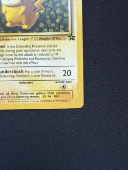 Pokemon TCG Pikachu 1/53 Wizards Black Star Promos Regular Rare - MP - Image 3