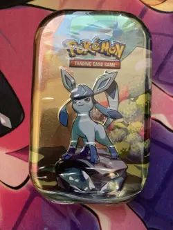 Pokemon TCG Prismatic Evolutions Glaceon Mini Tin Sealed New - Image 1