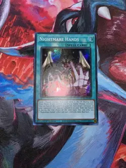 Yugioh! Nightmare Hands BPRO-EN068 Super Rare 1st Edition Near Mint - Image 1