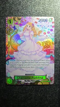 One Piece Charlotte Pudding Special Rare Alt Art Two Legends OP03-112 - Image 2
