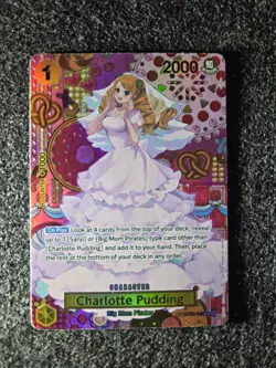 One Piece Charlotte Pudding Special Rare Alt Art Two Legends OP03-112 - Image 3
