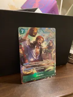 One Piece CCG Shanks OP14-027 Alt Art R The Azure Sea's Seven English NM - Image 1