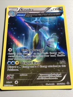 Kingdra (Alpha) 108/160 XY - Primal Clash Holo Foil LP (Check Pics) - Image 2