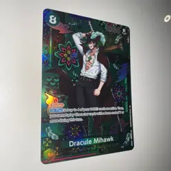 One Piece TCG OP12-030 Dracule Mihawk Special Print SP OP14 AA Card Game CCG ENG - Image 2