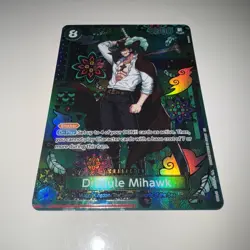One Piece TCG OP12-030 Dracule Mihawk Special Print SP OP14 AA Card Game CCG ENG - Image 4