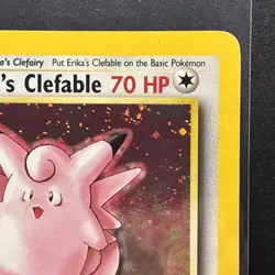 Pokemon TCG Erika's Clefable Gym Heroes Holo Card 3/132 Unlimited Rare NM - Image 3