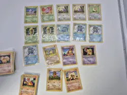 Pokemon Base Set Shadowless Lot Of 58 Cards Common And Uncommon Charmander Ect. - Image 3