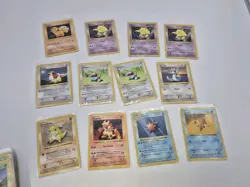 Pokemon Base Set Shadowless Lot Of 58 Cards Common And Uncommon Charmander Ect. - Image 4