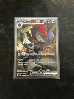Pokemon TCG N's Zoroark EX Secret Rare Card 185/159 SV09 Journey Together Holo - Image 1