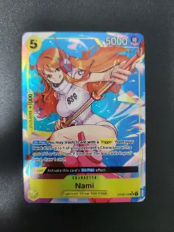 Nami (Alt Art) OP08-106 SR Two Legends - ONE PIECE Card Game English Tcg - Image 1