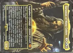 Saruman of Many Colors (Borderless #412)- NM - LTR Lord of the Rings - MTG Magic - Image 4