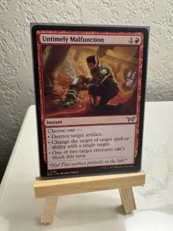 Magic The Gathering: Untimely Malfunction Regular. NM - Image 1