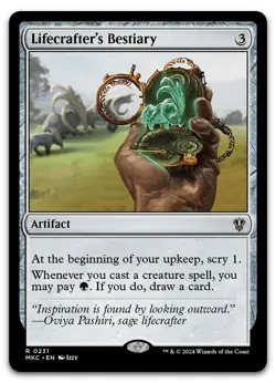 Lifecrafter's Bestiary #231 (NM) Murders Karlov Manor MKC Magic MTG - Image 1