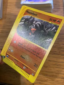 LP! Houndour (86/147) Reverse Holo Aquapolis Pokemon Card! FREE P&P! - Image 4