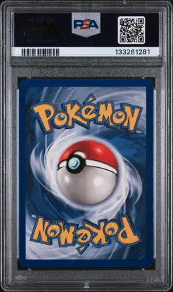 1999 POKEMON BASE SET 1ST EDITION #8 MACHAMP-HOLO PSA 7 - Image 4