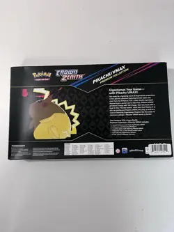 Pokemon Crown Zenith Pikachu VMax Premium Collection Pin Box - 7 packs! 820650851889 - Image 2
