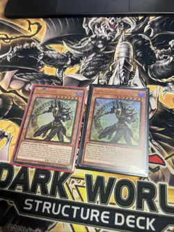 2x Dark Magician The Magician Of Black Magic Ultra Rare INFO-EN006 NM Yu-Gi-Oh! - Image 1