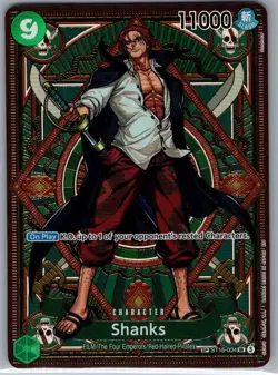 Shanks (SP) ST16-004 English A Fist of Divine Speed - One Piece Card - NM - Image 1