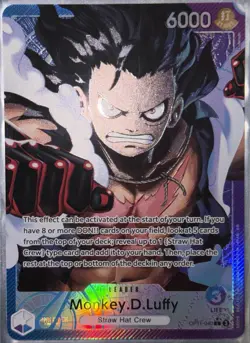 One Piece • Monkey.D.Luffy [Alternate Art] OP11-040 - Fist Of Divine Speed •[LP] - Image 2