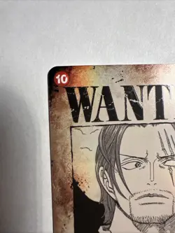 One Piece TCG - Wanted Shanks OP09-004 SR - SP Alt Art - English - NM - Image 3
