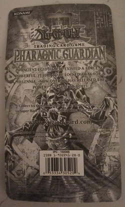 Yu-Gi-Oh Pharaonic Guardian Factory Sealed Blister Pack 1st Edition - Image 2