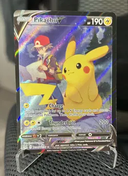 Pikachu V - TG16/TG30 - Lost Origin - Pokemon TCG Card NM Trainer Gallery - Image 1