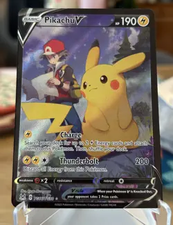 Pikachu V - TG16/TG30 - Lost Origin - Pokemon TCG Card NM Trainer Gallery - Image 2