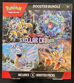Pokemon TCG Scarlet & Violet Stellar Crown Booster Bundle *Factory Sealed* - Image 1