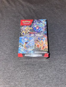 Pokemon TCG Scarlet & Violet Stellar Crown Booster Bundle Factory Sealed - Image 1