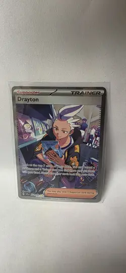 Drayton 244/191 Special Illustration Rare SIR Pokemon TCG Sv08: Surging Sparks - Image 1